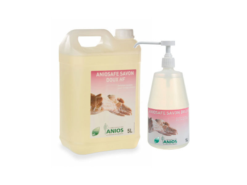 Aniosafe Savon Doux HF 5L - Savon Doux Haute Fréquence Anios pour Mains